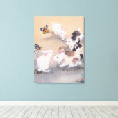 Veldreis Canvas Afdruk (Insitu (Houten vloer))