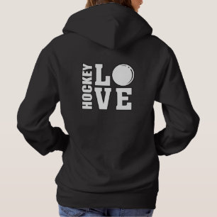 Veldsleutelspelers, kruisende ockey sticks hoodie