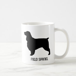 Veldspaniel Hondenras Silhouettes Custom Koffiemok