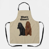 Veldspaniel, Schattige honden wanneer is het avond Schort (Voorkant)