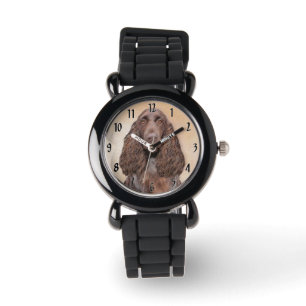 Veldspaniel schilderen - Kute Original Dog Art Horloge