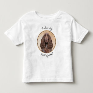 Veldspaniel schilderen - Kute Original Dog Art Kinder Shirts