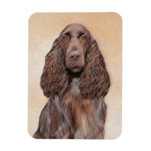 Veldspaniel schilderen - Kute Original Dog Art Magneet
