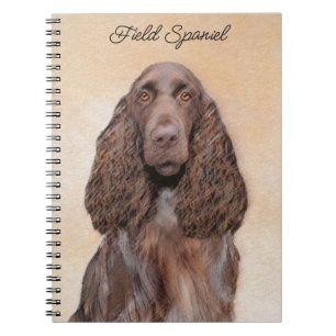 Veldspaniel schilderen - Kute Original Dog Art Notitieboek