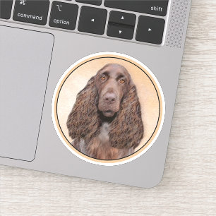 Veldspaniel schilderen - Kute Original Dog Art Sticker