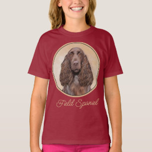 Veldspaniel schilderen - Kute Original Dog Art T-S T-shirt