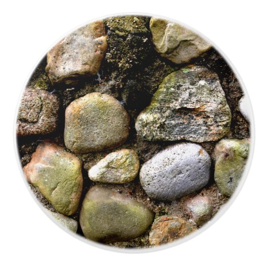 Veldsteen Keramische Knop (Voorkant)