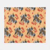 Veldtarieven met Berries Fleece Deken (Voorkant (Horizontaal))