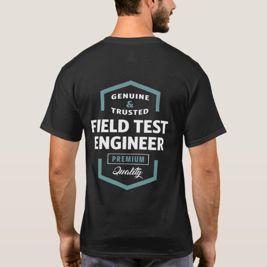 Veldtesttechnicus | Cadeauideeën T-shirt (Achterkant)