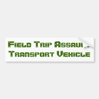 Veldtrappenvoertuig Bumpersticker