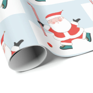 Veldzakkerstrappapier voor kerstmis cadeaupapier