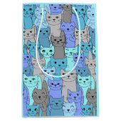 Vele blauwe katten, cadeautas voor design (Voorkant)