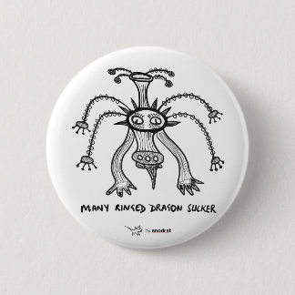 Vele Dragon Sucker Ronde Button 5,7 Cm