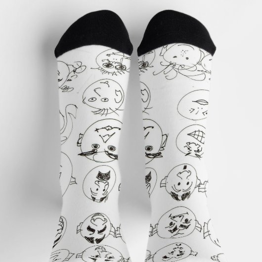 Vele gezichten sokken (Top)