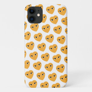 Vele Kute Hearts met Oyes op White iPhone 11 Hoesje