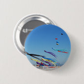 Vele multi-kleurensites ronde button 5,7 cm (Voorkant /achterkant)