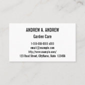 Vele Musical Notes Pattern Visitekaartje (Achterkant)