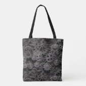 Vele oude roestmetalen tandwielen of machineonderd tote bag (Achterkant)