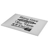 Velen hebben hier gegeten, maar weinig zijn gestor snijplank (Hoek)