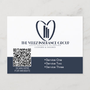 Velez Insurance Group Briefkaart