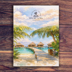 Veligandu Island Resort & Spa Malediven Reizen Briefkaart