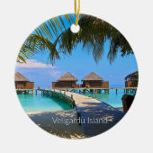 Veligardu Island, Maldiven Keramisch Ornament (Voorkant)