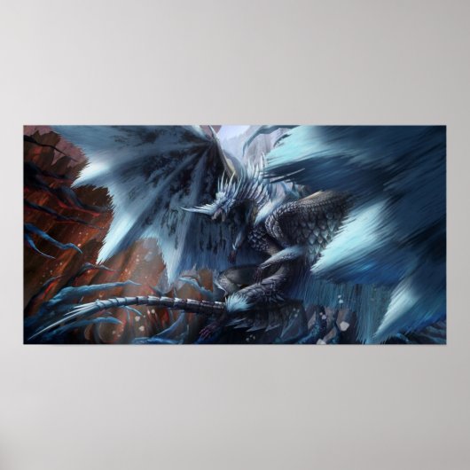 Velkhana Monster Hunter World Iceborne Poster (Voorkant)