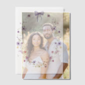 Vellum Baby Sprinking Fleur sauvage Invitation Ove (Décalage (Couple))