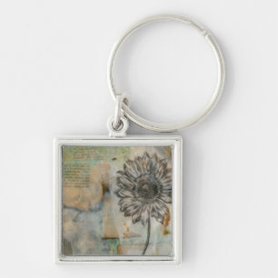 Vellum Floral I Sleutelhanger