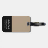 Vellum Floral II Bagagelabel (Achterkant horizontaal)