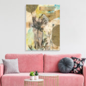 Vellum Floral II Canvas Afdruk (Insitu (Woonkamer))