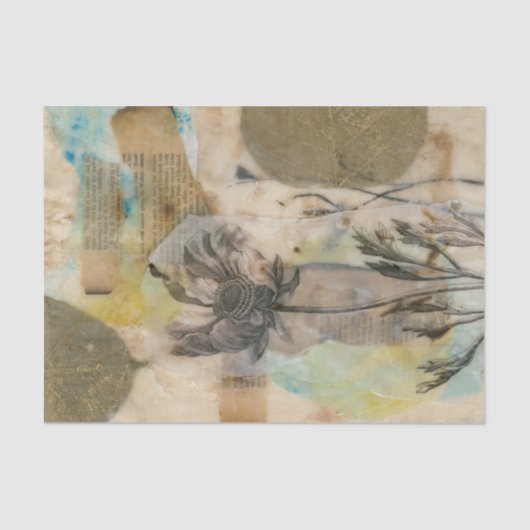 Vellum Floral II Tissuepapier (Voorkant)