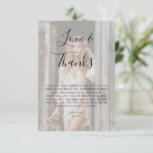 Vellum Overlay Photo Love & Merci Fête des mariées (Debout devant)