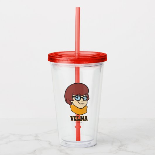 Velma Name Graphic Acryl Drinkbeker (Voorkant)