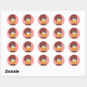 Velma Name Graphic Ronde Sticker (Vel)