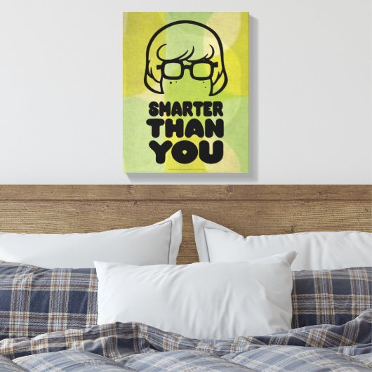 Velma "slimmer dan jij" Grafisch Canvas Afdruk (Insitu (Slaapkamer))