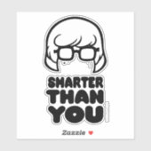 Velma "slimmer dan jij" Grafisch Sticker (Vel)