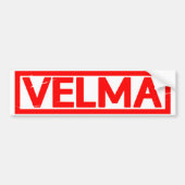 Velma Stamp Bumpersticker (Voorkant)