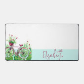 Vélo à fleurs rouges personnalisé (Recto)