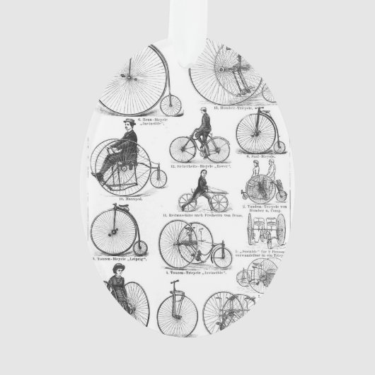 Vélo à grande roue Penny Farthing (dos)