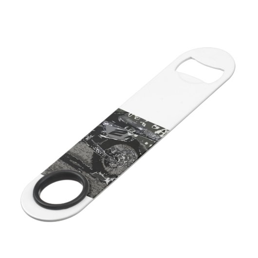 Vélo à sec (noir et blanc) (Dos Angle)