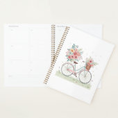 Vélo avec des fleurs (Devant avec enveloppe)