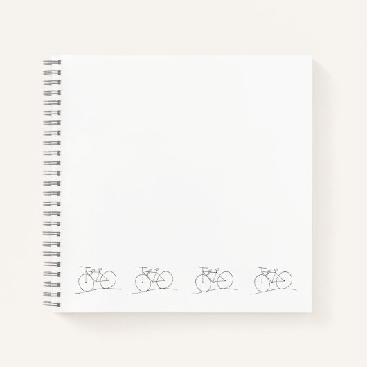 Vélo avec deux sièges carnet (Devant)