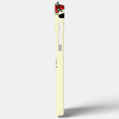 Vélo avec Fleurs coque iphone - Choisir la couleur (Verso / Gauche)