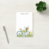 Vélo Avec Panier De Fleurs Notes Post-It (Bureau)