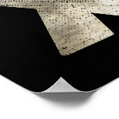 Vélo Bmx Classique | Bmx Silver Gold Poster Imprim (Coin)