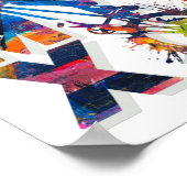 Vélo Bmx coloré | Poster Bmx (Coin)