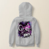 Vélo Bmx Rétro - Sweat - shirt à capuche Bmx Trick (Couchage Retour)