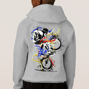 Vélo Bmx Rétro - Sweat - shirt à capuche Bmx - Vêt