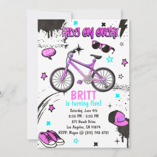 Vélo BMX Violet Invitation